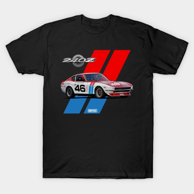 BRE Datsun 240z - National Champion T-Shirt by Ajie Negara